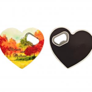 Bottle Opener Magnet-Heart-shaped
