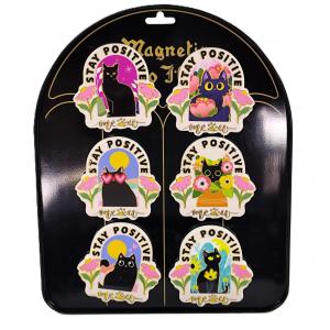 Ceramic Fridge Magnet-Cat