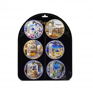 Ceramic Fridge Magnet with Thermometer - Tom Souvenir