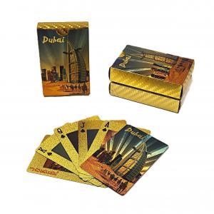 Plastic Playing Cards Golden PVC - Tom Souvenir
