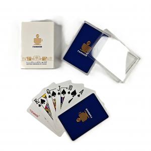 Plastic Playing Cards-Plastic Box and Paper Sleeve
